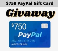 Grab your free $750 PayPal gift card 