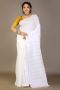 Buy White Cotton Khesh Saree Online in India from Poridheo