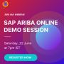  Free SAP Ariba Demo on June 22 - Join Us!