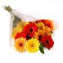 Elegant Charm: A Bouquet of Fresh 12 Mixed Flowers from Gift