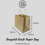 Buy Online Recycled Kraft Paper Bags with Handles