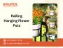 Top Railing Hanging Flower Pots by KrupexIndia for Stunning 