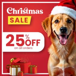 Christmas Pet Care Offers: 25% Off + Free Shipping!