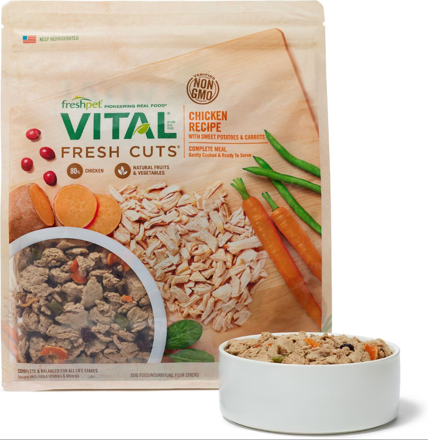 Freshpet Vital Fresh Cuts Chicken Recipe Fresh Dog Food